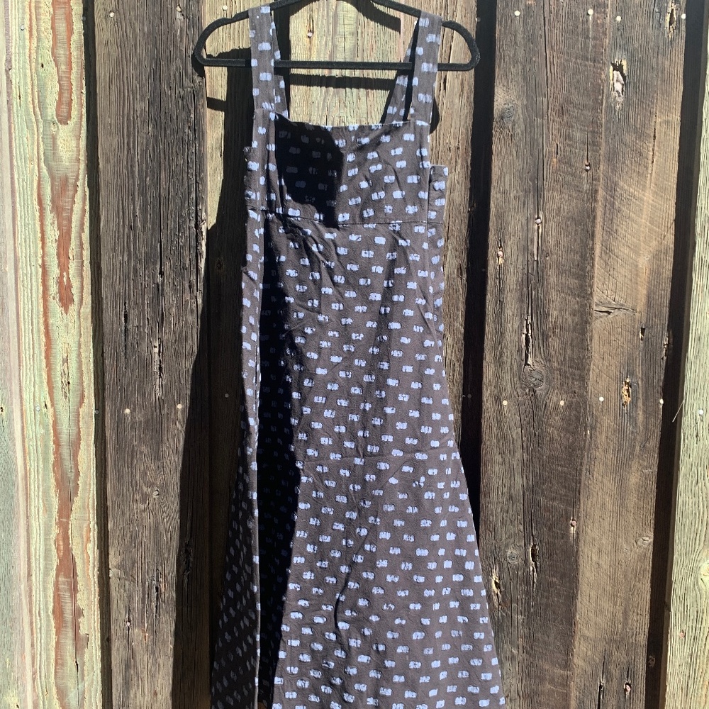 Caron Callahan Flora Dress Small Indigo